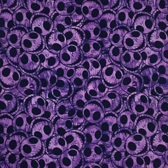 LuLaRoe Kids' Gracie Top Purple sz 14_ Jack Skellington - Picture 3 of 3